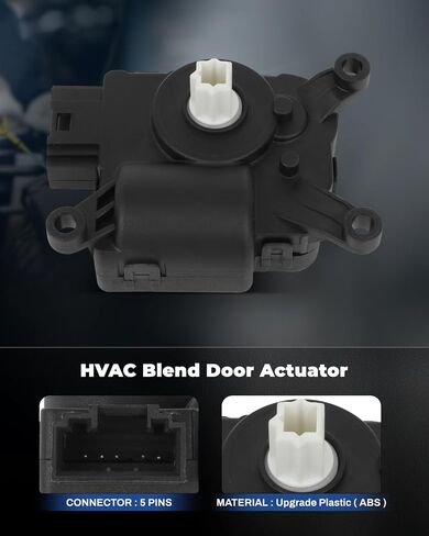 LUJUNTEC Blend Door Actuator Replaces 604-814 Replacement Heater Blend Door Levers Fit for Mazda for 6 2009-2013 Air Door Actuator 1PC GS3L61A60 in Saudi Arabia