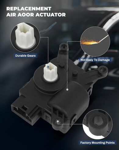 LUJUNTEC Blend Door Actuator Replaces 604-814 Replacement Heater Blend Door Levers Fit for Mazda for 6 2009-2013 Air Door Actuator 1PC GS3L61A60 in Saudi Arabia