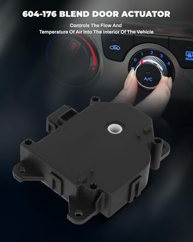 LUJUNTEC Blend Door Actuator Replaces 604-176 Replacement Heater Blend Door Levers Fit for Cadillac for STS 2005-2010 1PC Air Door Actuator 89023397 in Saudi Arabia