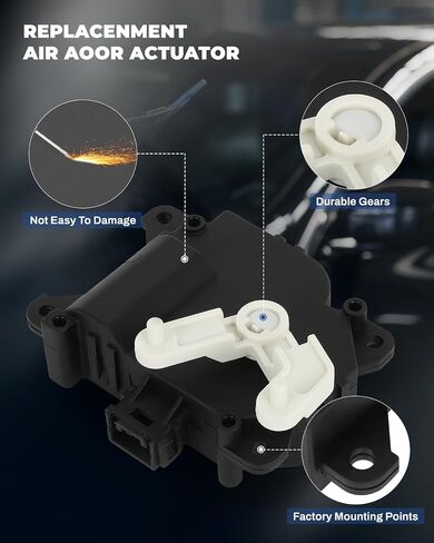 LUJUNTEC Blend Door Actuator Replaces 604-176 Replacement Heater Blend Door Levers Fit for Cadillac for STS 2005-2010 1PC Air Door Actuator 89023397 in Saudi Arabia