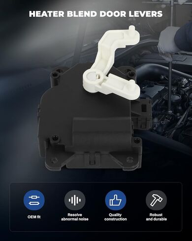 LUJUNTEC Blend Door Actuator Replaces 604-176 Replacement Heater Blend Door Levers Fit for Cadillac for STS 2005-2010 1PC Air Door Actuator 89023397 in Saudi Arabia