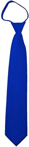 Solid Color Men's 17" Zipper Tie in Kuwait
