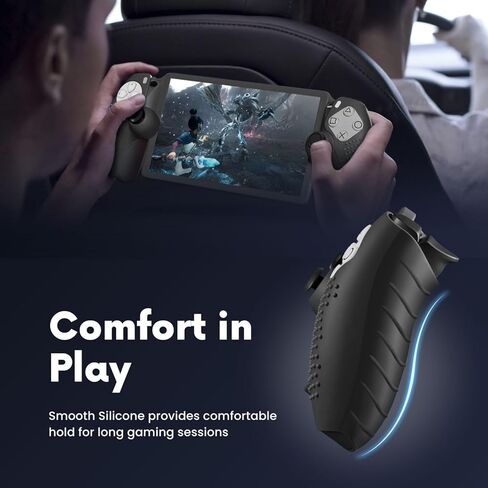 TNP Protective Case for PlayStation Portal - Silicone Skin Cover for PS Portal Shell with Anti-Slip, Shock-Absorption, Anti-Fingerprint, Scratch-Resistant, White in Saudi Arabia