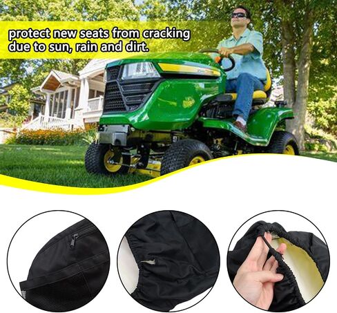 LP92334 Riding Mower Seat Cover 18 Inch, Compatible with John Deere Mowers and Gator in Saudi Arabia