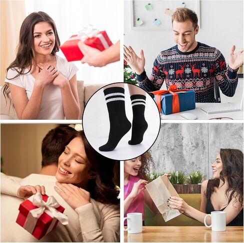 المرأة الأبيض طاقم الجوارب 6 زوج مخطط تقليم عادية طاقم الجوارب منتصف العجل الكاحل الجوارب خمر ريترو رياضة الجري الجوارب in Saudi Arabia