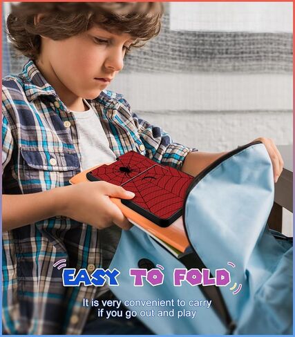 حامل Lotadilo Switch لجهاز Nintendo Switch/OLED - حامل لطيف للنساء والفتيات والأولاد والأطفال والمراهقين بتصميم كرتوني رائع حامل هاتف قابل للتعديل وقابل للحمل وقابل للطي، أسود وأحمر in Kuwait