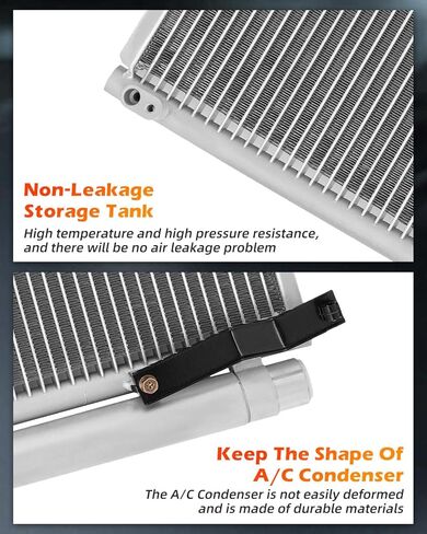 OCPTY Aluminum A/C Condenser Replacement Fit for 2005-2006 for Scion for xA 1.5L 2005-2006 for Scion for xB 1.5L in Saudi Arabia