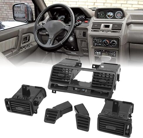 Acouto Dashboard Air Outlet Vent Kit لـ Pajero Montero 1990-2004 - تسهيل التثبيت ، مواد ، تتناسب مع وظيفة تبديد الحرارة in Saudi Arabia