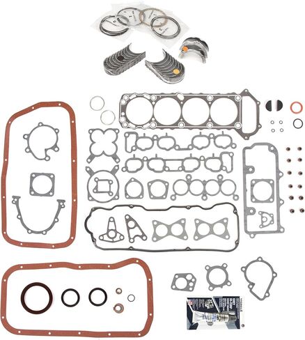 MA-4216958128-4 Full Gasket Set Bearings Rings Compatible With/For 89-92 Nissan Axxess Stanza KA24E in Saudi Arabia