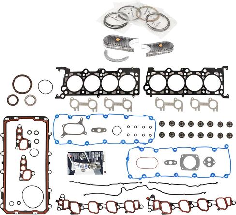 MA-9761264498-7 حلقات محامل مجموعة الحشية الكاملة متوافقة مع/لـ 00-04 Ford E150 F150 رحلة رحلة 5.4 in Saudi Arabia