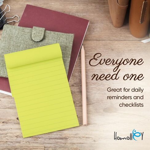 12 Pack Lined Sticky Notes 4x6 Inch – Large Ruled Self-Stick Note Pads (720 Sheets Total, 8 Bright Colors) with Strong Adhesive for Office, School & Home Use in Saudi Arabia