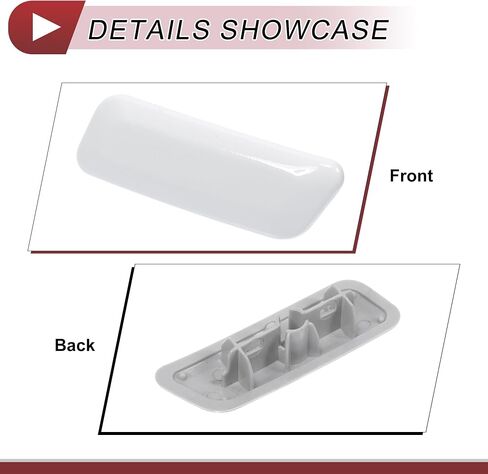 Front Left Bumper Headlight Washer Nozzle Cover Cap No.8504560060A0 Bumper Trim Nozzle Cover for Lexus GX460 2010-2013 White Plastic 1 Pc in Saudi Arabia