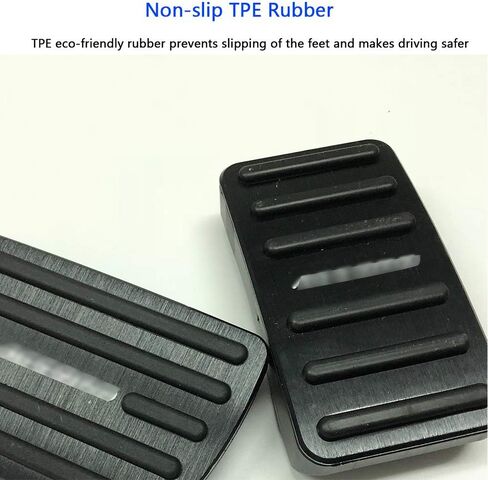 XITER No Drill Anti-Slip Aluminum Gas Brake Pedal Cover Foot Pedal Pads kit For Honda Accord 2013 2014 2015 2016 2017 (BLACK) in Saudi Arabia