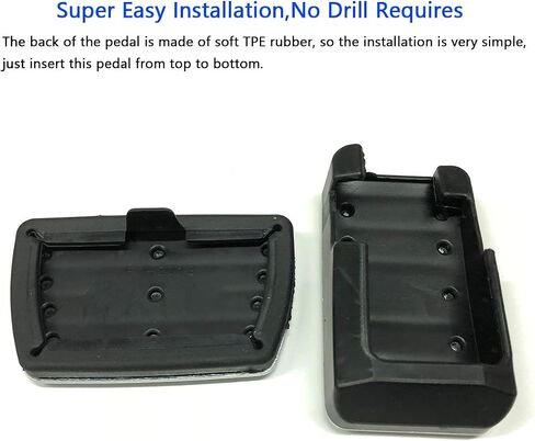 XITER No Drill Anti-Slip Aluminum Gas Brake Pedal Cover Foot Pedal Pads kit For Honda Accord 2013 2014 2015 2016 2017 (BLACK) in Saudi Arabia