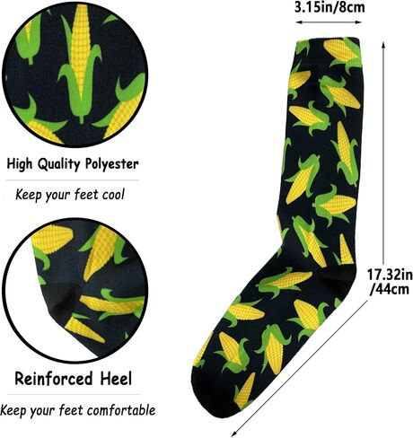 Cool Socks For Men Women Gift Funny Crazy Crew Socks in Saudi Arabia