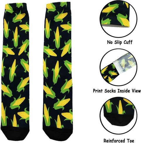 Cool Socks For Men Women Gift Funny Crazy Crew Socks in Saudi Arabia