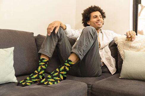 Cool Socks For Men Women Gift Funny Crazy Crew Socks in Saudi Arabia