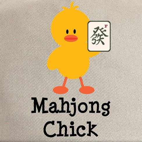 Cafepress Mahjong Chick Cap فريدة من نوعها قابلة للتعديل قبعة البيسبول القابلة للتعديل in Saudi Arabia