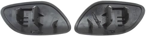 Front Bumper Headlight Washer Nozzle Jet Cover Cap for Volvo S80 2007 2008 2009 2010-2013 39870059 30655458 30655459 39870060(Black-Right) in Saudi Arabia