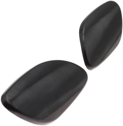 Front Bumper Headlight Washer Nozzle Jet Cover Cap for Volvo S80 2007 2008 2009 2010-2013 39870059 30655458 30655459 39870060(Black-Right) in Saudi Arabia