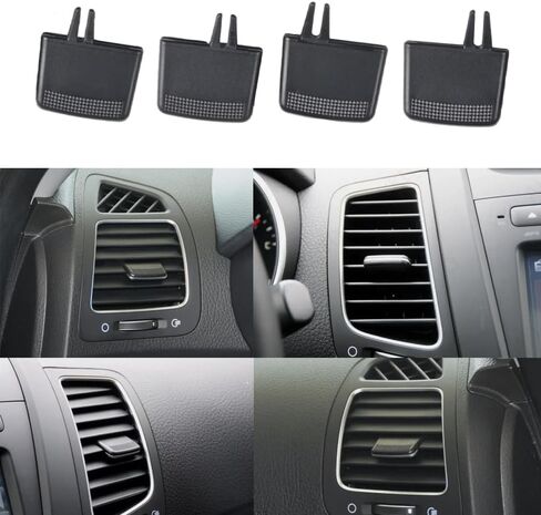 4pcs مكيف الهواء الأمامي A/C Air Vent Vent Clip Kit Kia for Kia Sorento 2000 2011 2012 2013 2014 in Saudi Arabia