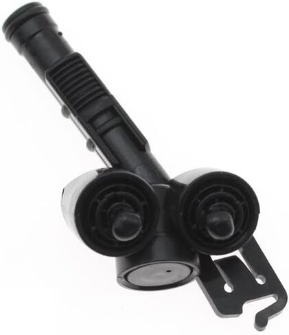 Front Bumper Headlight Washer Spray Nozzle Cylinder Jet Cover Cap for Volvo S40 C70 C30 V50 2007-2012 30698422 30698423(Black-lh) in Saudi Arabia