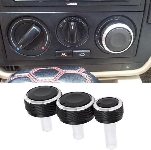 Car Air Conditioning Knob AC Knob Heat Control Switch Button Knob for Jetta Golf A4 MK4 Car Styling Accessories in Saudi Arabia