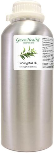 Lemongrass Oils Oil - 32 Oz Oz (946 ml) زجاجة الألومنيوم مع غطاء المكونات - 100 ٪ من الزيت الأساسي النقي - GreenHealth in Saudi Arabia