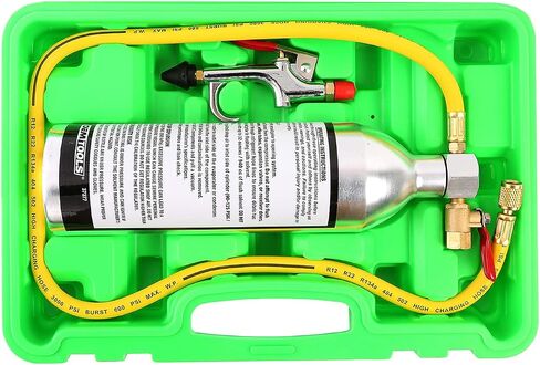 OEMTOOLS 37377 AC System Flush Kit, Cleaning The Air Conditioner with Pressurized Air and Flush Solvent, Easy AC Cleaner Reduces Comebacks, No Spray-Back in Saudi Arabia