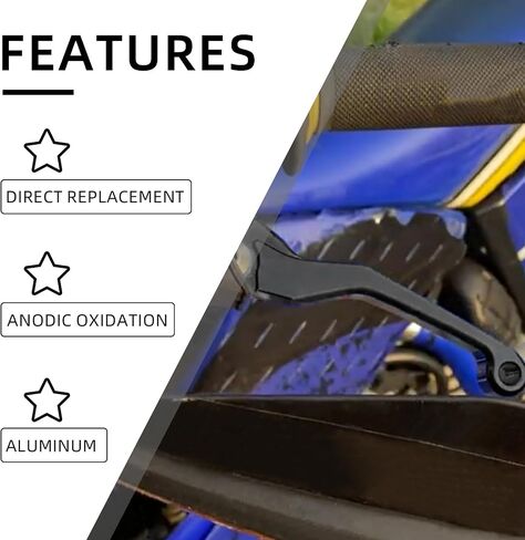 رافعات الفرامل القابض للدراجة الترابية ، رافعات الانفصال عن CNC قابلة للطي لـ YZ125 YZ250 15-25/YZ250F 09-25/YZ426F YZ450F 09-25/WR450F 24-25-Blue in Saudi Arabia