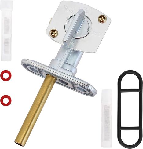 غاز الوقود Petcock Valve Swank Switch Switch مضخة متوافقة مع Kawasaki Bayou 220 300 400 KLF220 KLF300 KLF400 KX60 KX65 KX80 KX85 KX100 KX125 KX250 KDX200 KDX220 KDX250 KLR650 EN550 EN500 KD80X in Saudi Arabia