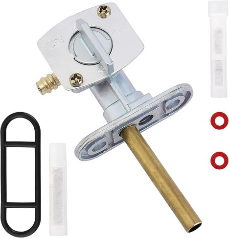 غاز الوقود Petcock Valve Swank Switch Switch مضخة متوافقة مع Kawasaki Bayou 220 300 400 KLF220 KLF300 KLF400 KX60 KX65 KX80 KX85 KX100 KX125 KX250 KDX200 KDX220 KDX250 KLR650 EN550 EN500 KD80X in Saudi Arabia