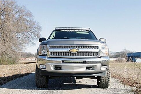 Rough Country 20" LED Hidden Bumper Brackets for 07-13 Chevy Silverado - 70523 in Saudi Arabia