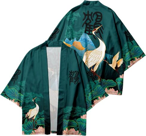 Lai Meng Five Cats Women 3/4 Soureve Fit Fit Fit Cardigan Jacket Japanes in Saudi Arabia