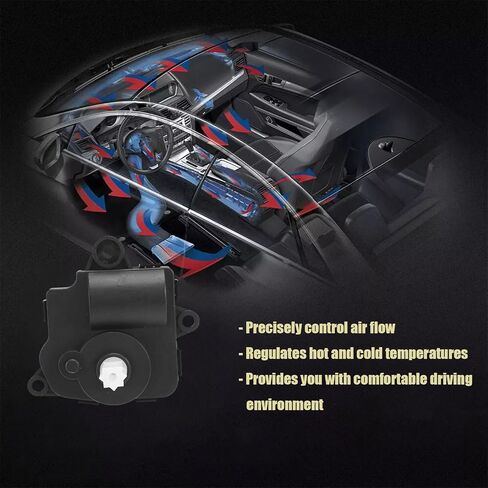 HVAC Heater Blend Door Actuator 604-185 Compatible with Chevrolet Equinox 2010-2013 GMC Terrain 2010-2013, Replaces 25952814 604185 in Saudi Arabia