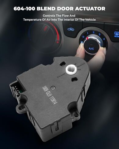 LUJUNTEC Blend Door Actuator Replaces 604-100 16124922 89018356 Air Door Actuator 2002-2006 for Cadillac for Escalade,2003-2006 for Cadillac for Escalade ESV,1996-2005 for Chevrolet for Astro in Saudi Arabia