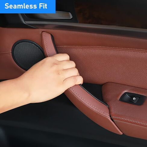 يتوافق Jaronx مع BMW X5 E70/X6 E71 مقبض الأبواب ، أغطية مقبض الأبواب 3pcs لـ BMW X5 E70 2008-2013 ، X6 E71/E72 2008-2014 ، الجانب الأيسر واليمين (أسود) in Saudi Arabia