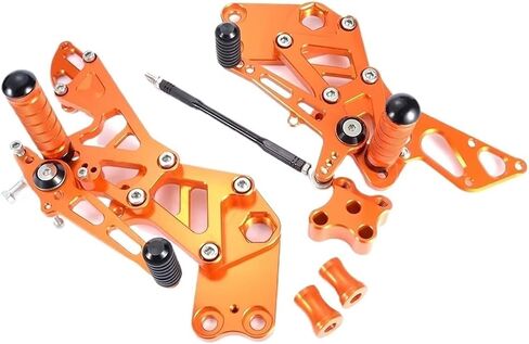 Motorcycle Adjustable Rear Set Foot Pegs Pedal Fit for KT-M RC390 RC 390 2014-2020 2021 2022 2023(Black 2022-2023) in Saudi Arabia
