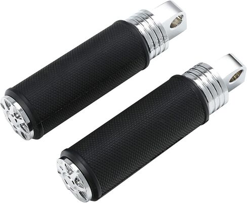 TCMT Motorcycle Foot Pegs Rest Pedal 10mm Male Mount Footrest Foot Pegs Fit For Harley Davidson Touring Street Glide Road King FLHR Sportster XL 883 XL1200 in Kuwait