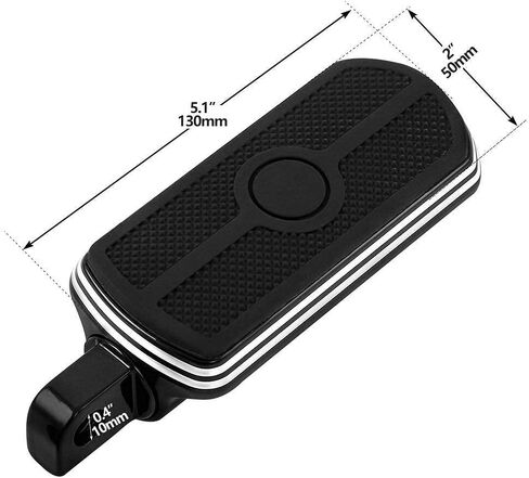 TCMT PORTERCELE FOT PETS PRESS PEDAL 10MM MALE MAUNT REATREST FOOT PETS FOR HARLEY DAVIDSON TEARING Street Glide Road King FLHR Sportster XL 883 XL1200 in Saudi Arabia