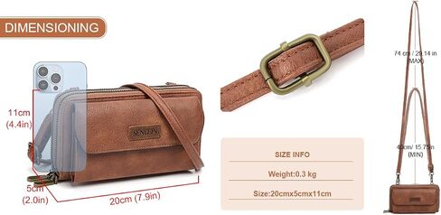 SENDEFN Small Crossbody Phone Purses for Women Vegan Leather Crossbody Bags Shoulder Handbags in Saudi Arabia