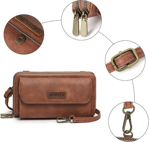 SENDEFN Small Crossbody Phone Purses for Women Vegan Leather Crossbody Bags Shoulder Handbags in Saudi Arabia