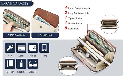 SENDEFN Small Crossbody Phone Purses for Women Vegan Leather Crossbody Bags Shoulder Handbags in Kuwait