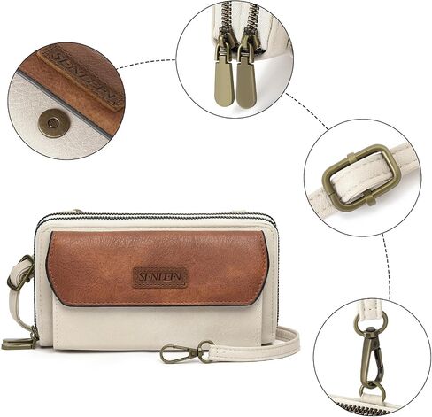 SENDEFN Small Crossbody Phone Purses for Women Vegan Leather Crossbody Bags Shoulder Handbags in Kuwait