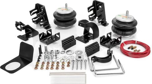6,000 Lbs Rear Air Bags Suspension Kit with Onboard Air Compressor for 2011-2016 Ford F250 F350 and 2011-2013 Ford F450 Replaces Firestone 2597 Ride Rite Airbags for Trucks Rear Suspension in Kuwait