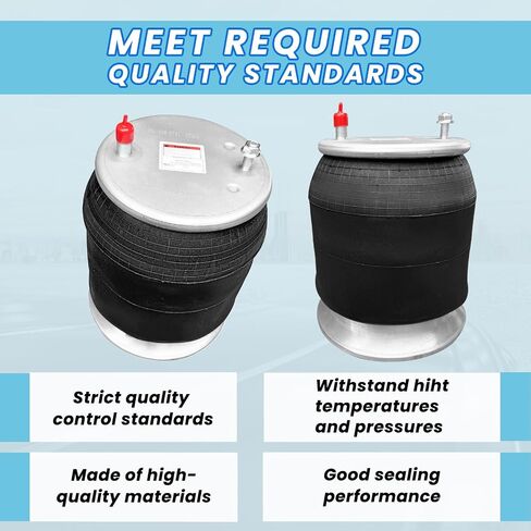 2PCS Air Spring Facs for Freightliner Trucks OEM يحل محل# W01-358-9781 ، 910S-16A382 ، 1R12-603 ، 681-320-0017 ، A416-14004-000 فح أكياس ربيع شاحنة ركوب الشاحنة (1V9781) in Saudi Arabia