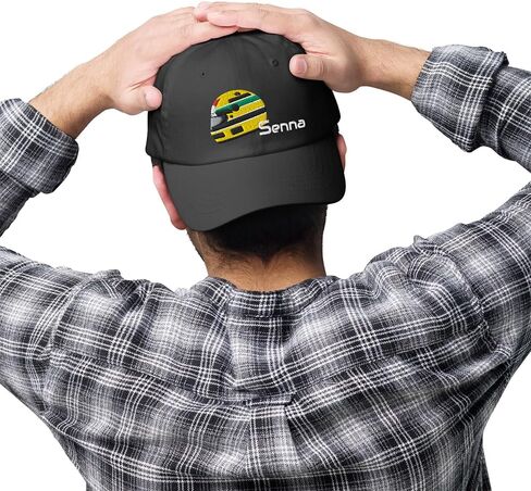 Senna Race Helmet Embroidered Formula Baseball Cap in Saudi Arabia