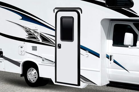 Rainblade لنوافذ RV على نمط الدفع ، ونافذ النافذة والأبواب ، و Sun Visor (يناسب 30-33 بوصة. الإطار) in Kuwait