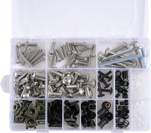 دراجة نارية هدية كاملة البراغي طقم البراغي الفولاذ المقاوم للصدأ ل Kawasaki Ninja 500 EX500 2024 2025 NINJA500 24 25 مسامير البراغي المترج in Kuwait