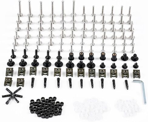 دراجة نارية هدية كاملة البراغي طقم البراغي الفولاذ المقاوم للصدأ ل Kawasaki Ninja 500 EX500 2024 2025 NINJA500 24 25 مسامير البراغي المترج in Kuwait